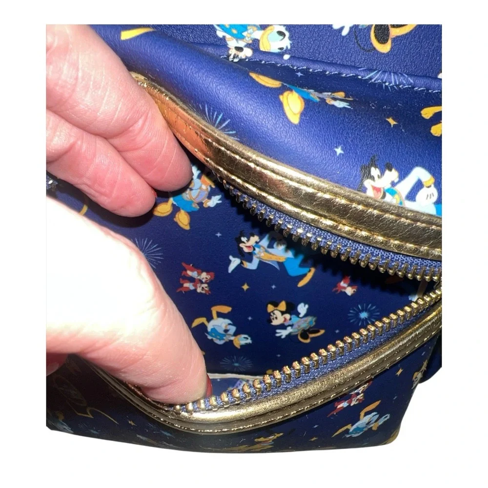Loungefly Disney Parks WDW‎ 50th Anniversary Mickey & Friends Mini Backpack